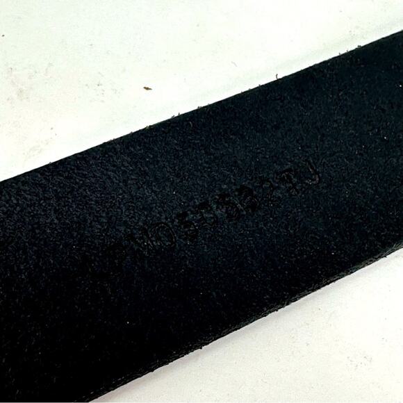 Linea Pelle Tooled Leather Belt with Eagle Belt Buckle - Picture 6 of 8